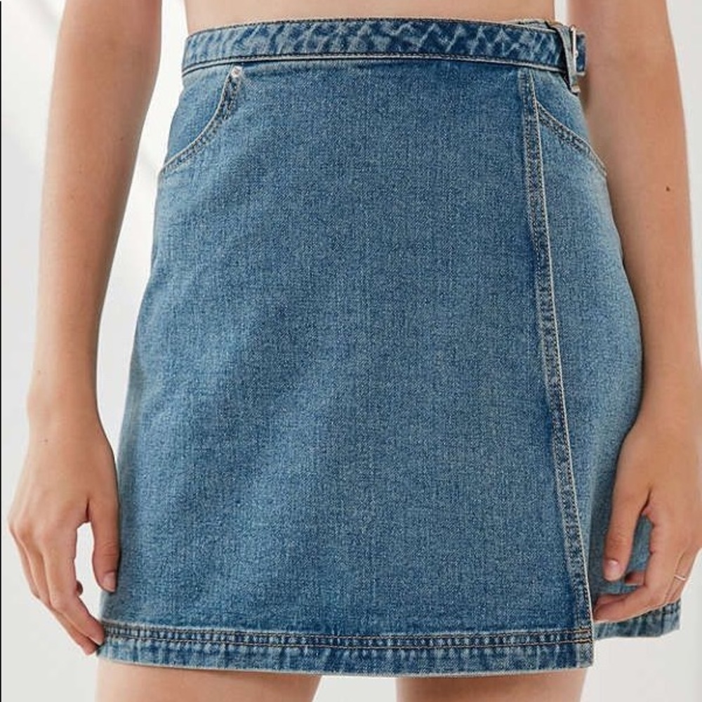Urban Outfitters BDG Denim Wrap Skirt